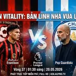 Nhận định Bournemouth vs Man City vòng 37 Ngoại hạng Anh: Cuộc đối đầu rực lửa giữa Pep Guardiola và Andoni Iraola tại sân Vitality.