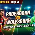 Nhận định soi kèo Paderborn vs Wolfsburg lúc 1h30 ngày 26/05. Tấm vé sinh tử quyết định thăng hạng Bundesliga - Đồ họa Xoilac TV.
