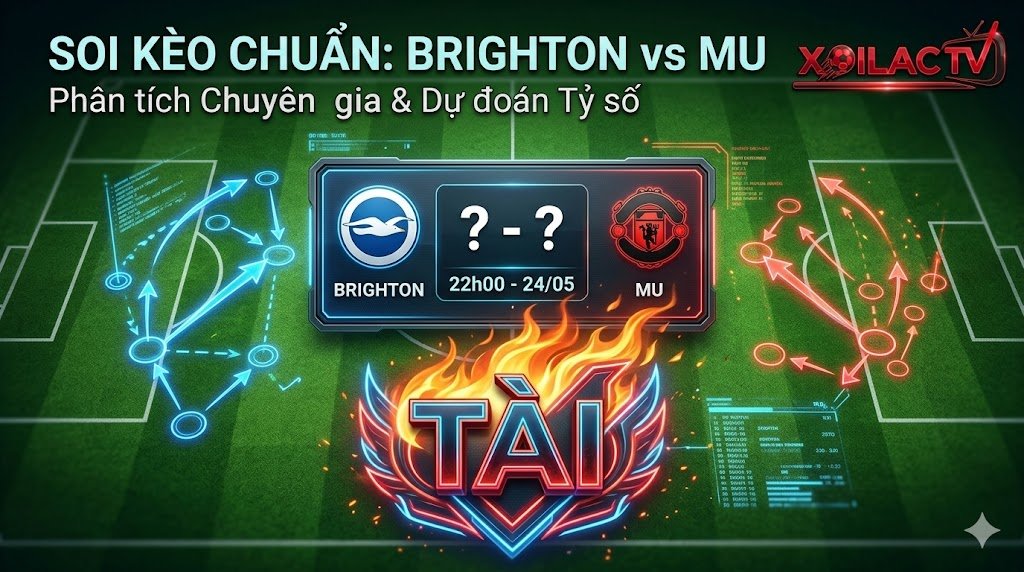 Bảng sa bàn chiến thuật soi kèo Brighton vs MU với dự đoán kết quả cửa Tài nhiều bàn thắng